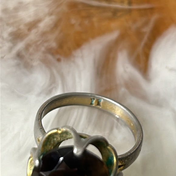 🖤Vtg Smoky Quartz ring - Picture 7 of 10